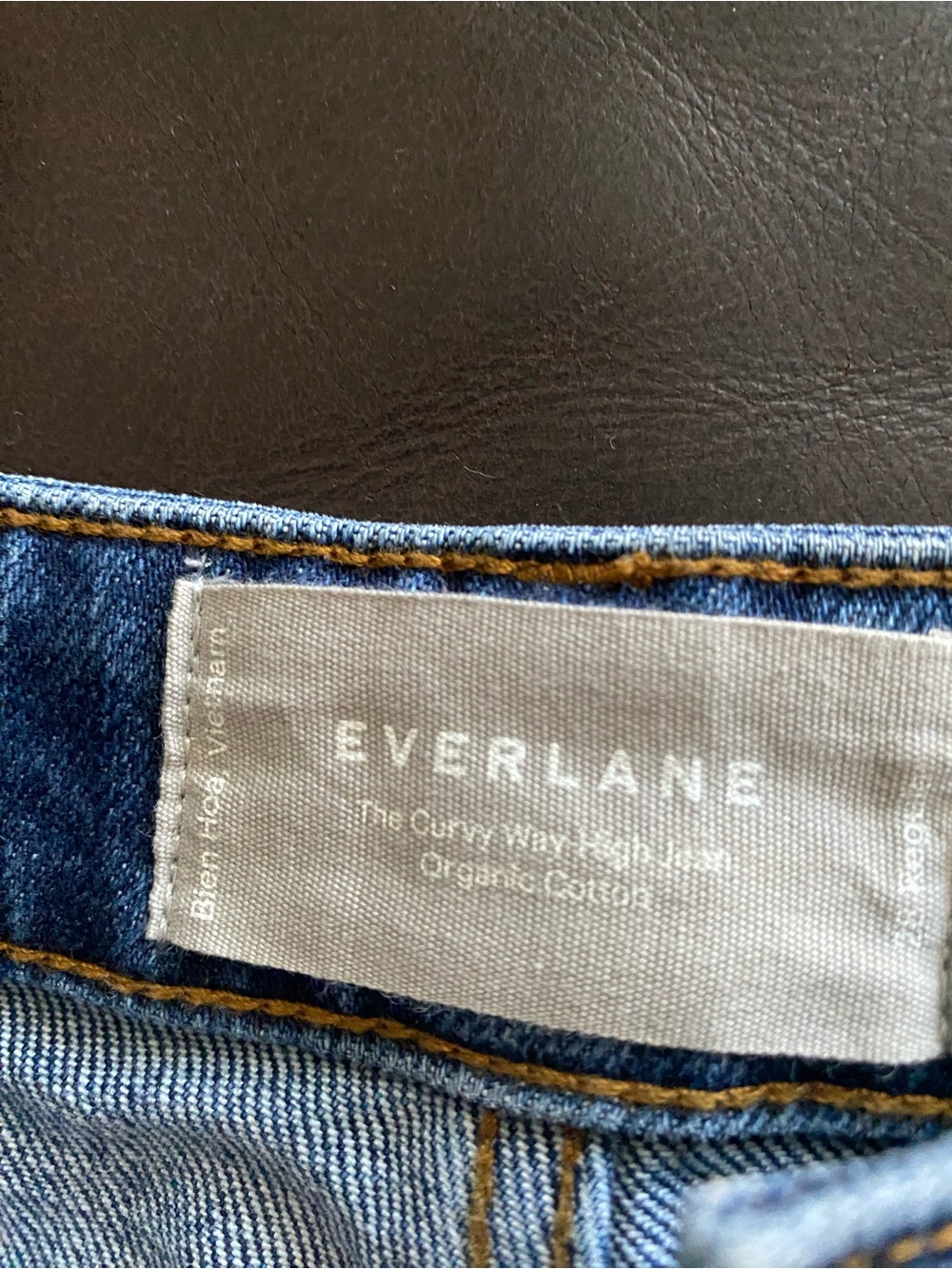 Everlane Straight-Leg Denim Jeans in Indigo Blue